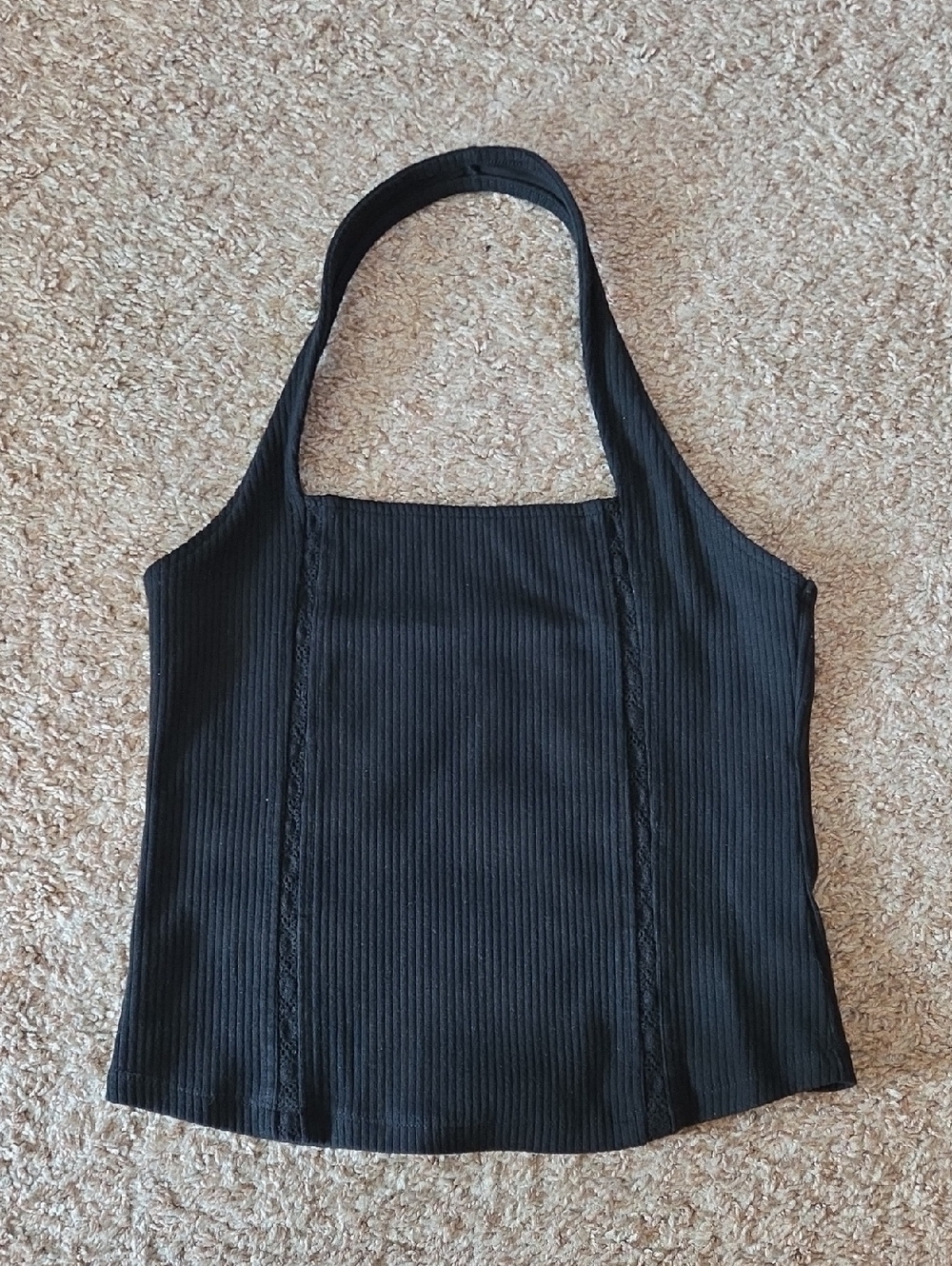 American Eagle Lace Halter Tank Top